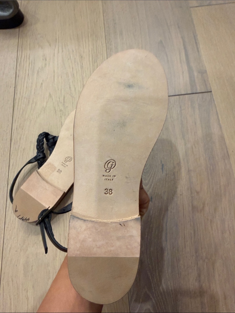 M Gemi  t sting summer leather sandals - Picture 6 of 6